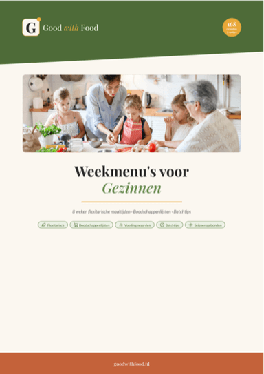 Gratis e-book: Weekmenu's voor Gezinnen