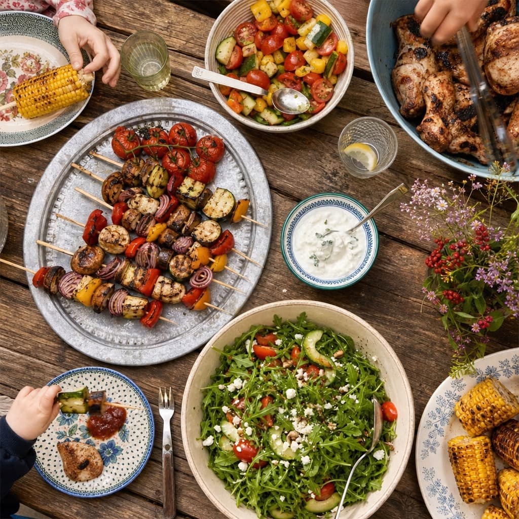 Gezonde BBQ met kinderen: zo maak je er een feestje van